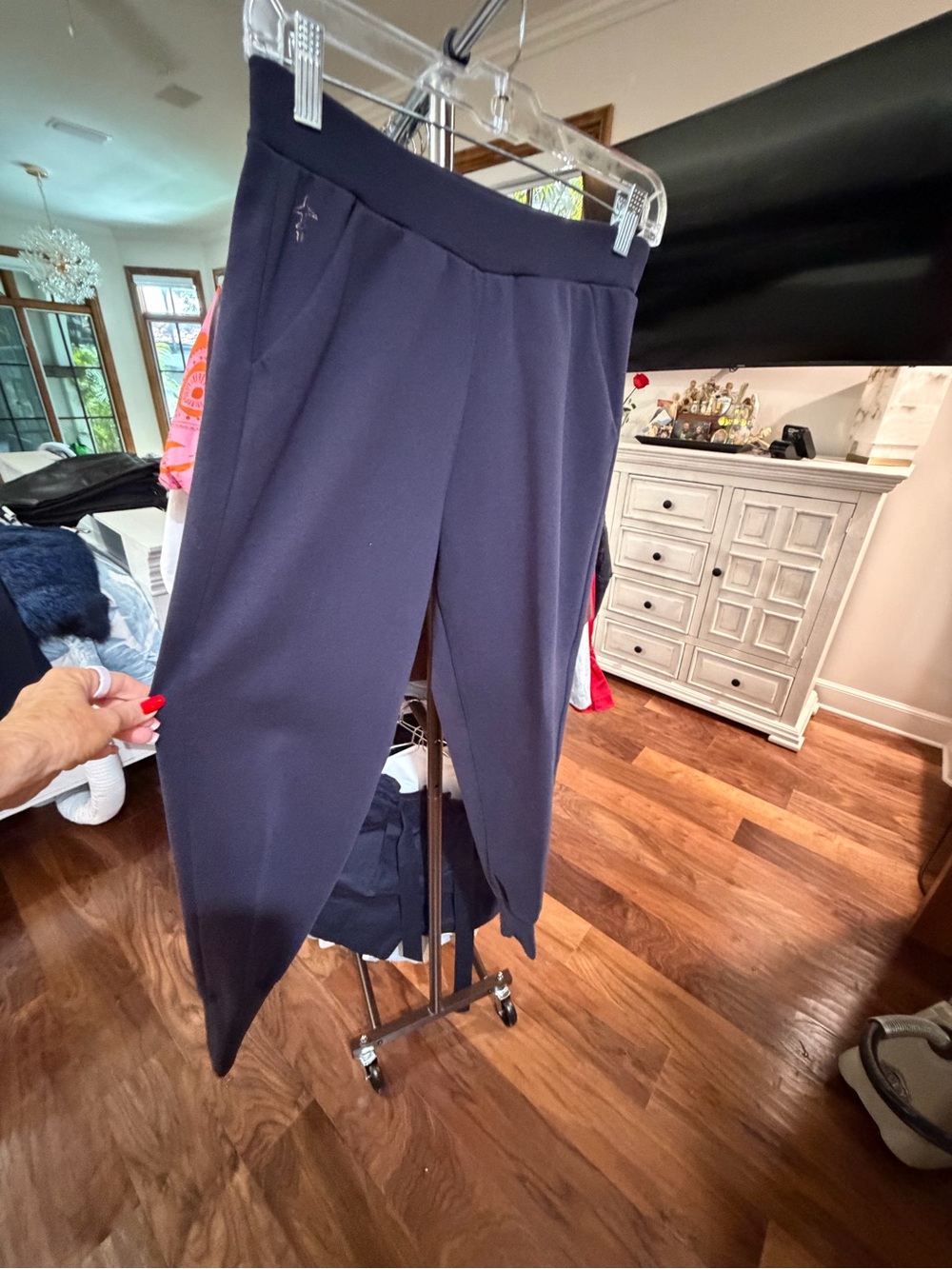 Ted Baker Deep Navy Track Joggers with Ankle Slits